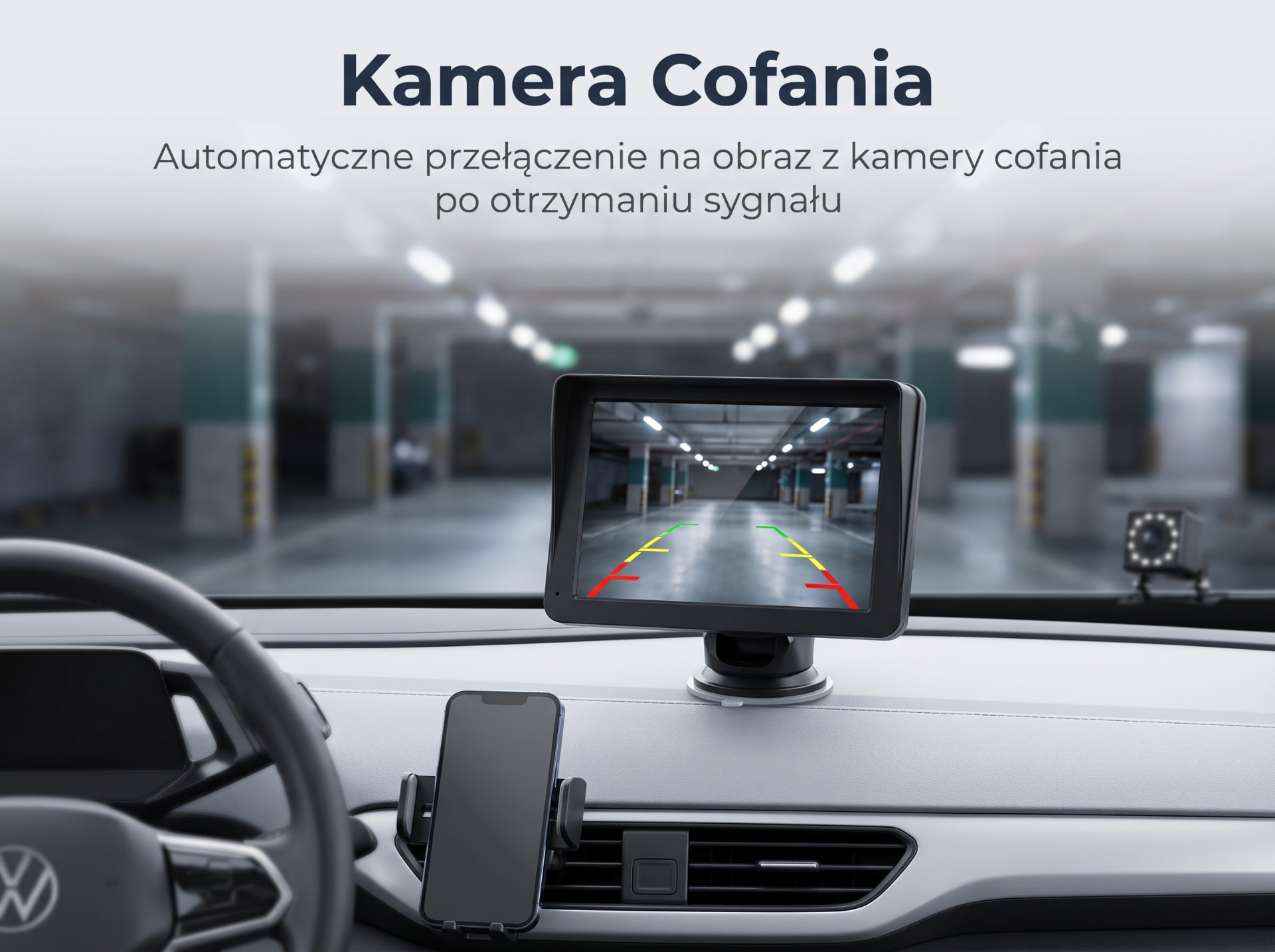 Kamera cofania dołączona gratis